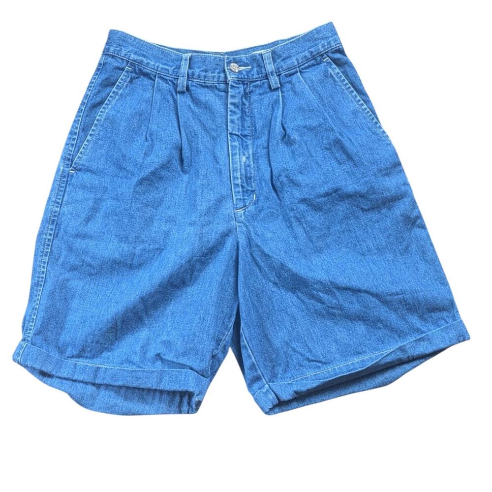 Eddie Bauer vintage high waisted denim shorts women's 8